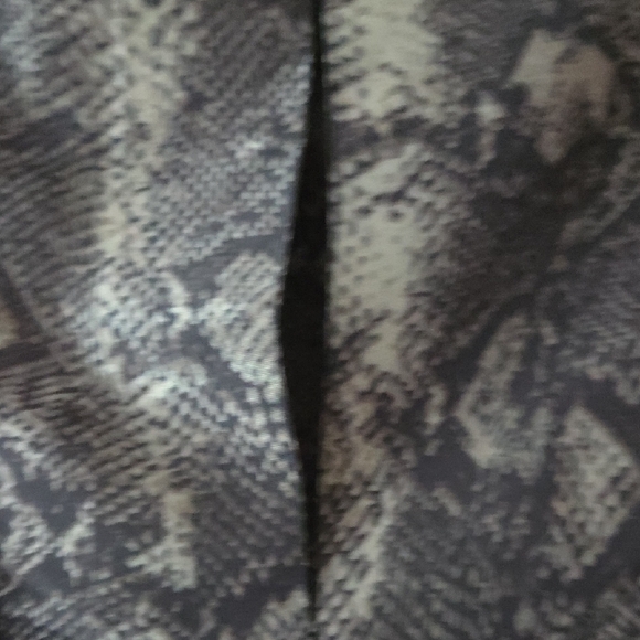 INC International Concepts Snake Print Trench Coat - Picture 9 of 11